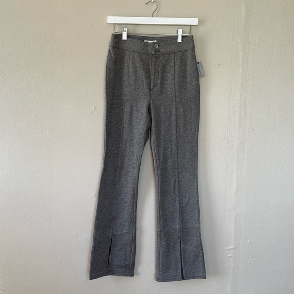 Anthropologie Pants - NWT Maeve Anthropologie gray split flare trousers 2P
